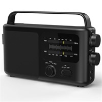 R1941  i-box Tone Portable AM/FM Radio, Retro Styl