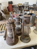 3 OIL LANTERNS