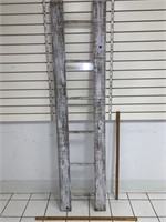 Decorative wooden ladder