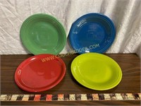 Primary color Fiesta dinner plates