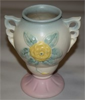 Vtg Hull Art Pottery USA 131 5" Open Rose Vase