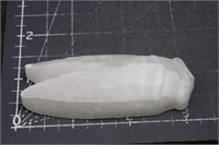 Selenite/feldspar Large Cicada Carving