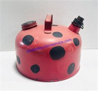 Painted Ladybug Gas Can