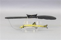 Sherman Dewey 7.75" Fish Spearing Decoy,