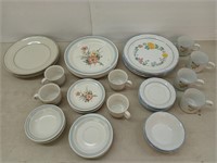 15 Pc Vina Fera dishes, 20 Pc Country Meadows