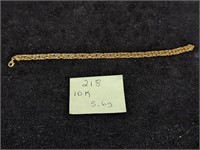 10k Gold 5.6g Bracelet