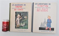 2 BD Tintin, vintages