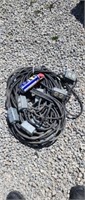 100'  of 12-3  power cord with multiple