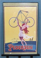 "Pedersen" Featherweight Bicycle Poster Ad