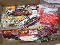 NOS and More Plastic Fishing Worms and More