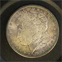 US Coins 1885-O Morgan Silver Dollar, AU