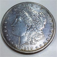 1879-S Reverse 1878 Morgan Silver Dollar