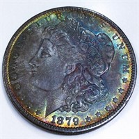 1879 Morgan Silver Dollar Uncirculated Toned
