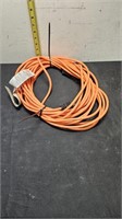 Orange extension cord.