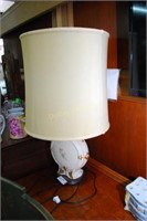 Porc Floral Lamp