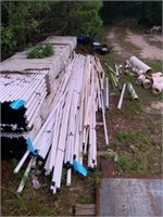 LOT OF 1" PVC PIPE AND MISC. PVC PIPE