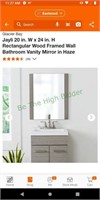 Bathroom vanity mirror