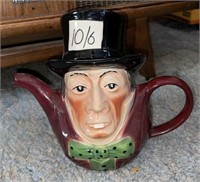 Wood Potters of Burslem England Mad Hatter Teapot