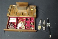 Jewelry Box w/Contents