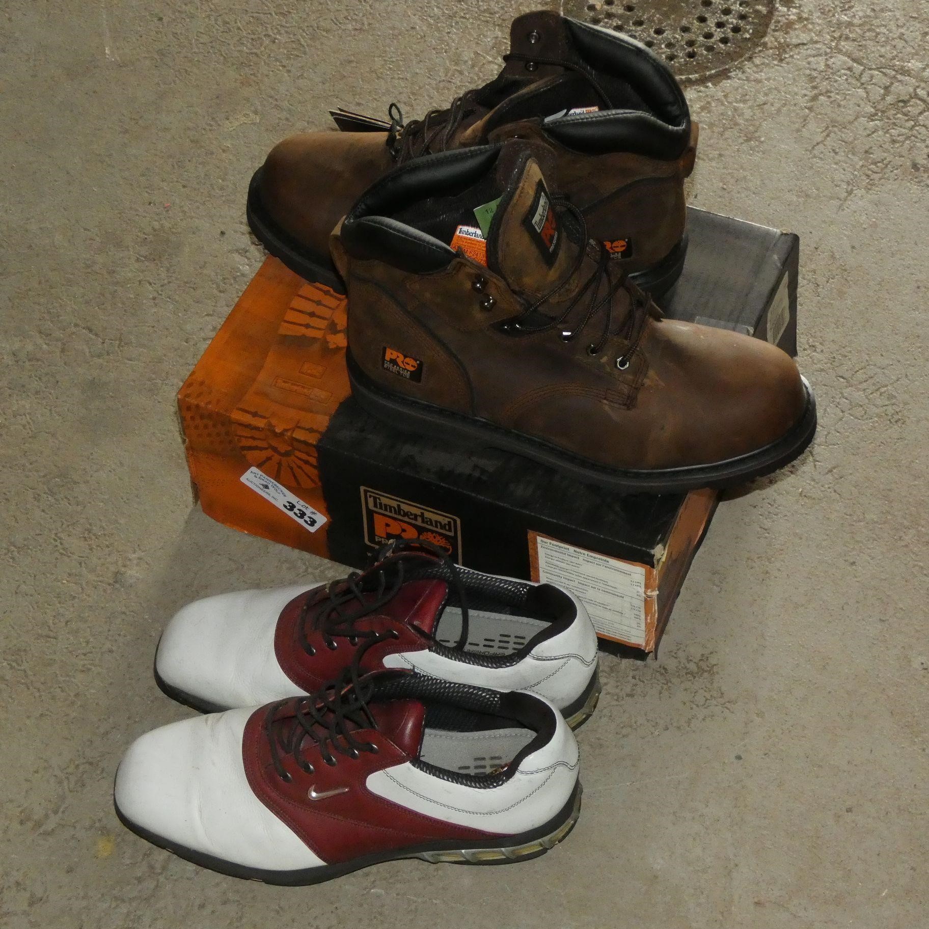 New Timberland Pro Series Boots & Nike Golf Shoes