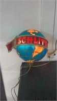 Schlitz globe beer light