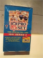 SEALED 1991 SERIES 1 NFL PRO SET CARDS