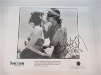Johnny Depp Autographed Still from "Don Juan