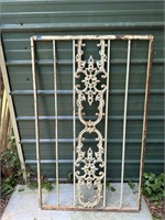 Architectural Salvage Large Metal Ornate Panel