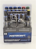 NEW - MASTERCRAFT SCREWDRIVER,DRIVER NUT SET