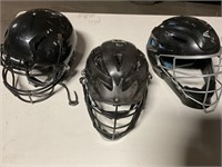 1 LOT ( 3) ASSORTED SPORTS HELMETS INCLUDING: (1)