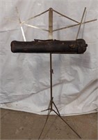 Music Stand w Leather Pouch