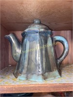 Green Deb Petty pottery teapot