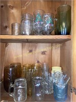 Cabinet of drinking glasses