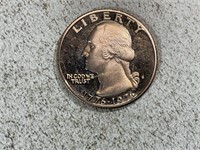 1976S Washington quarter proof