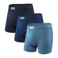 MED Pack of 3 Mens Saxx Boxer Briefs - NEW