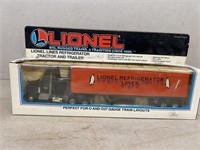 Lionel refrigerator line tractor and trailer