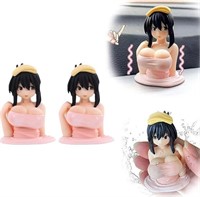 2PCS "Kanako" Chest Shaking Car Ornaments