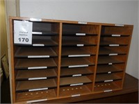 21 Compartment Mail Sorter