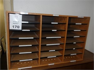 21 Compartment Mail Sorter
