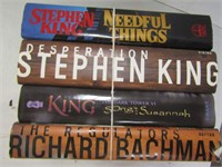 4 Stephen King Hard-Back Novels