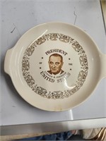 President Lyndon B Johnson Plate