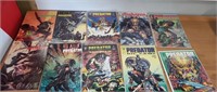 Lot of 10 Predator Comics
