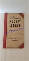 Vintage  Farmers pocket ledger. 1948 - 1949.