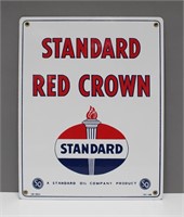 STANDARD RED CROWN ADVERTISING SIGN