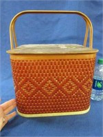 vintage picnic basket