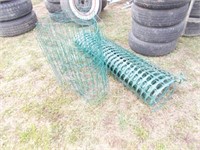 Roll of Poly Snow Fence & Yard Wire