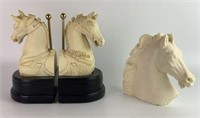 Museum Legacy Collection Horse Head Bookends &