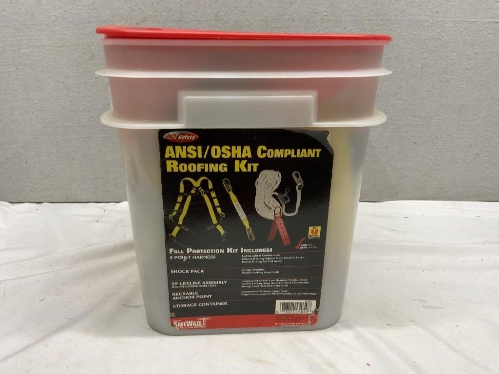 Look to Be New! AO Safety ANSI/OSHA Complaint Roof