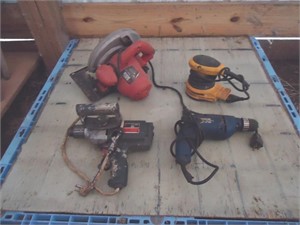 Assortment of power tools