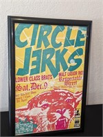 Framed Circle Jerks Poster